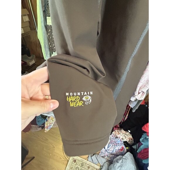 Mountain Hardwear Jacket Womens L Brown Full Zip Conduit Softshell Outdoors - Picture 10 of 16